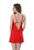 LYCKA red LEB2219-Lady One Piece Sexy Lace Slips (Red) 040BCAA357E254GS_3