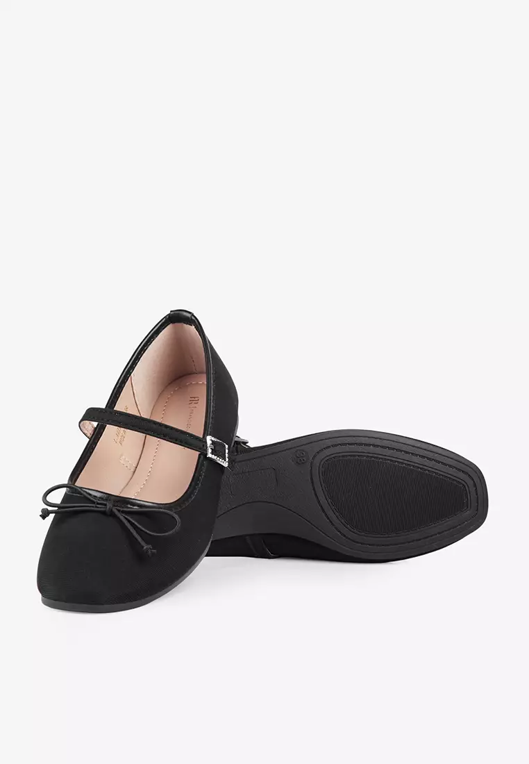 Sepatu Flat Shoes  Ballet Wanita Mary Jane L.Amina