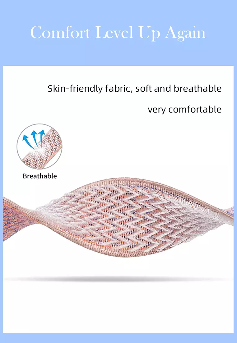 Strap Nilon Apple Watch Soft Pola Gelombang iwatch Strap 42/44/45mm Colorful