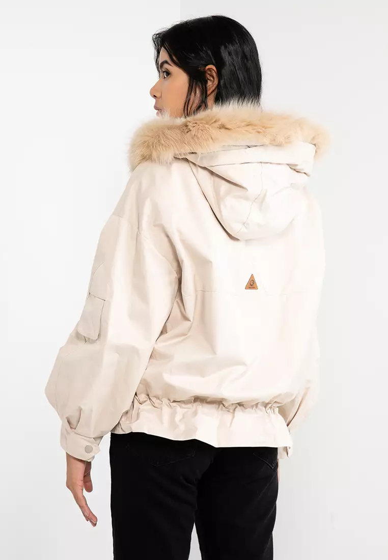 Fur hood sale parka jacket