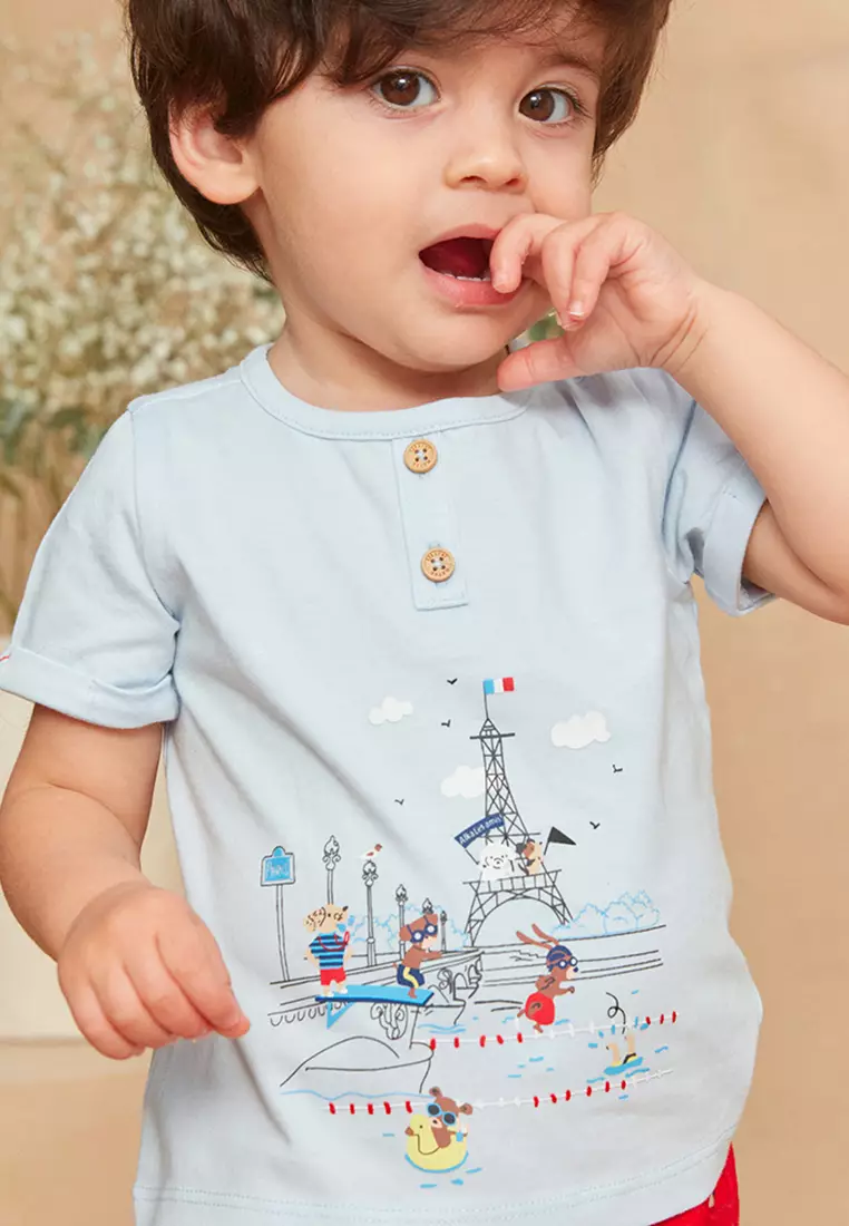 Blue Stripes Polo Shirts