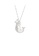 Glamorousky white 925 Sterling Silver Fashion and Elegant Mermaid Freshwater Pearl Pendant with Necklace F1A6CAC92D483CGS_1