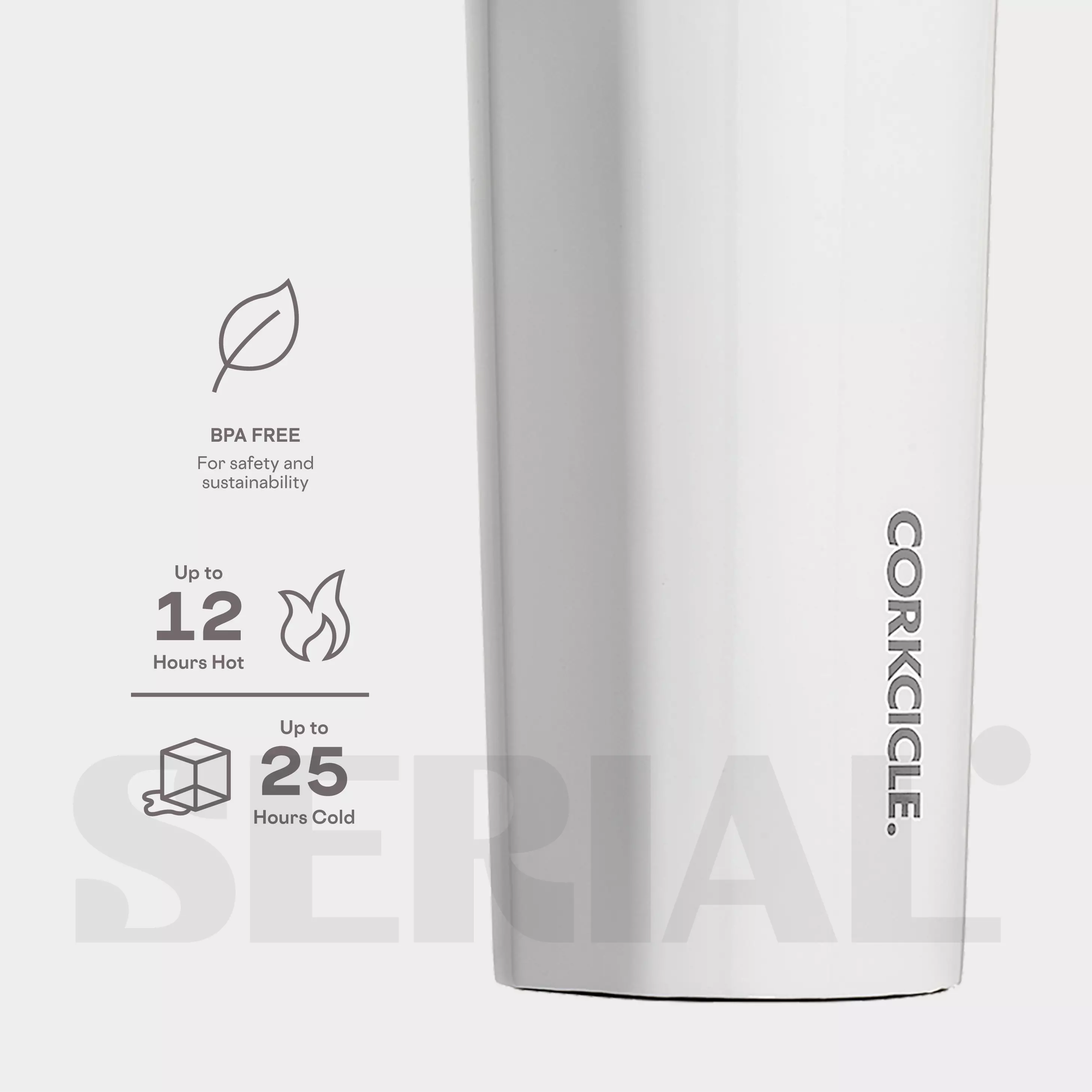 CORKCICLE® Canteen 9oz - Classic White