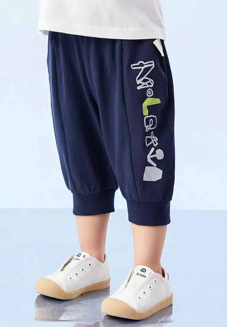 Letter Printed Casual Pants