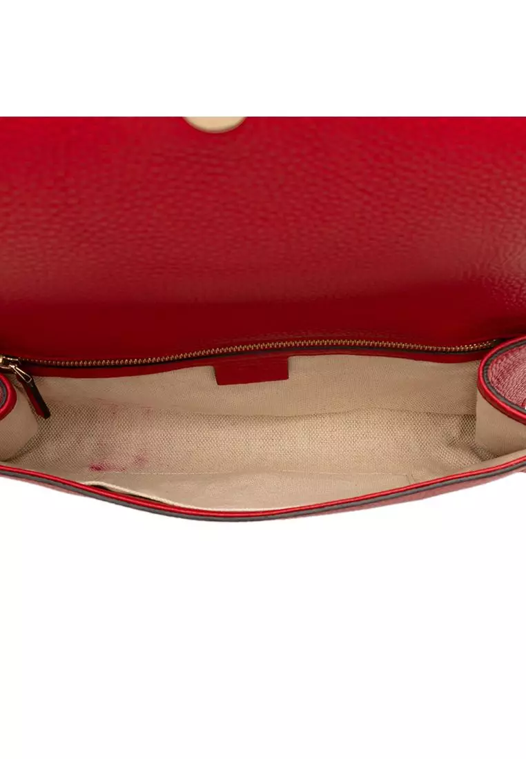 Pre-Loved Gucci Leather Soho Disco Clutch