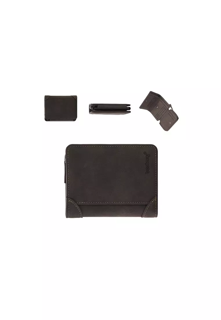 Dompet Pria Bahan Kulit PU Leather Premium BAEOS