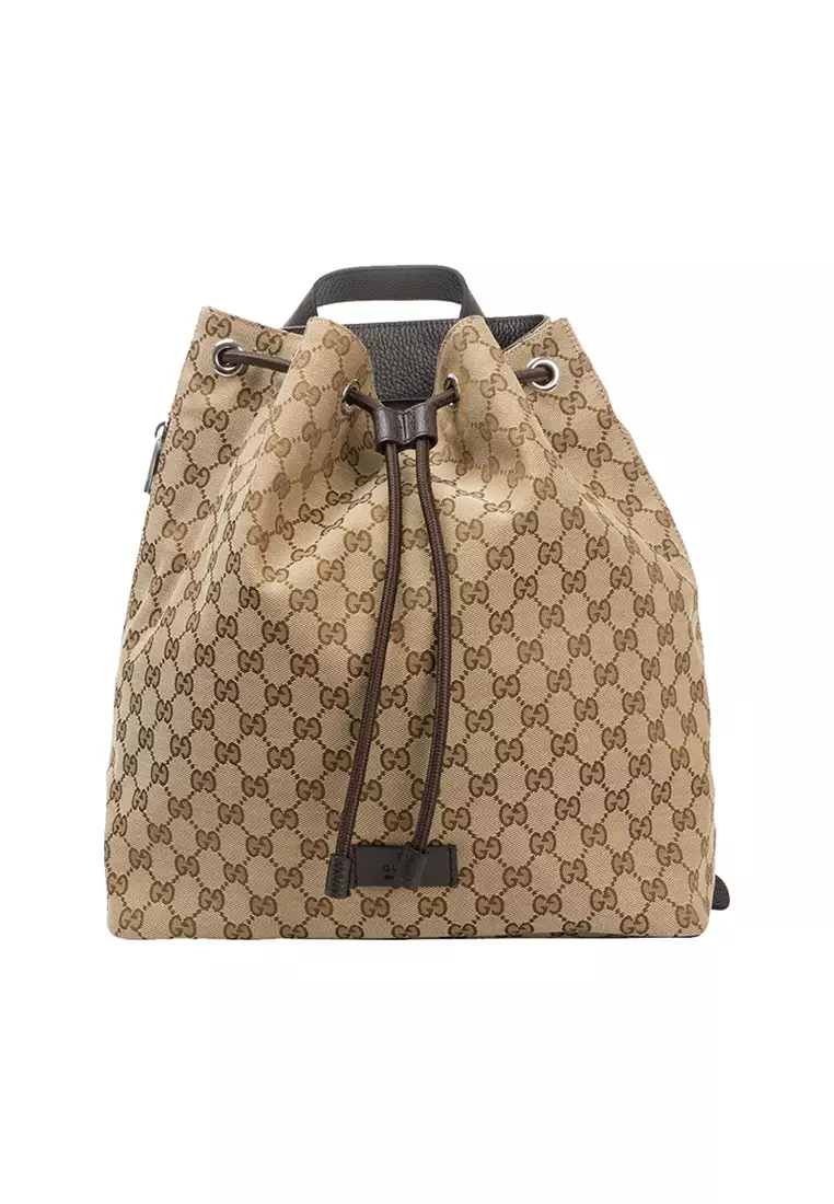 Buy Gucci Gucci Gucci women s canvas Drawstring Backpack 2024