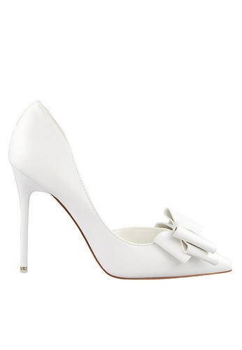 Twenty Eight Shoes white VANSA Double Bow D'orsay High Heels  VSW-H31682 84CBBSH25C7C2AGS_1