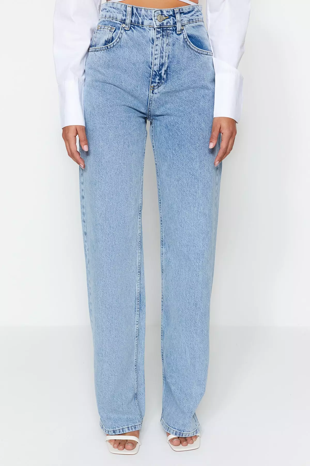 High Waist Wide Leg Jeans