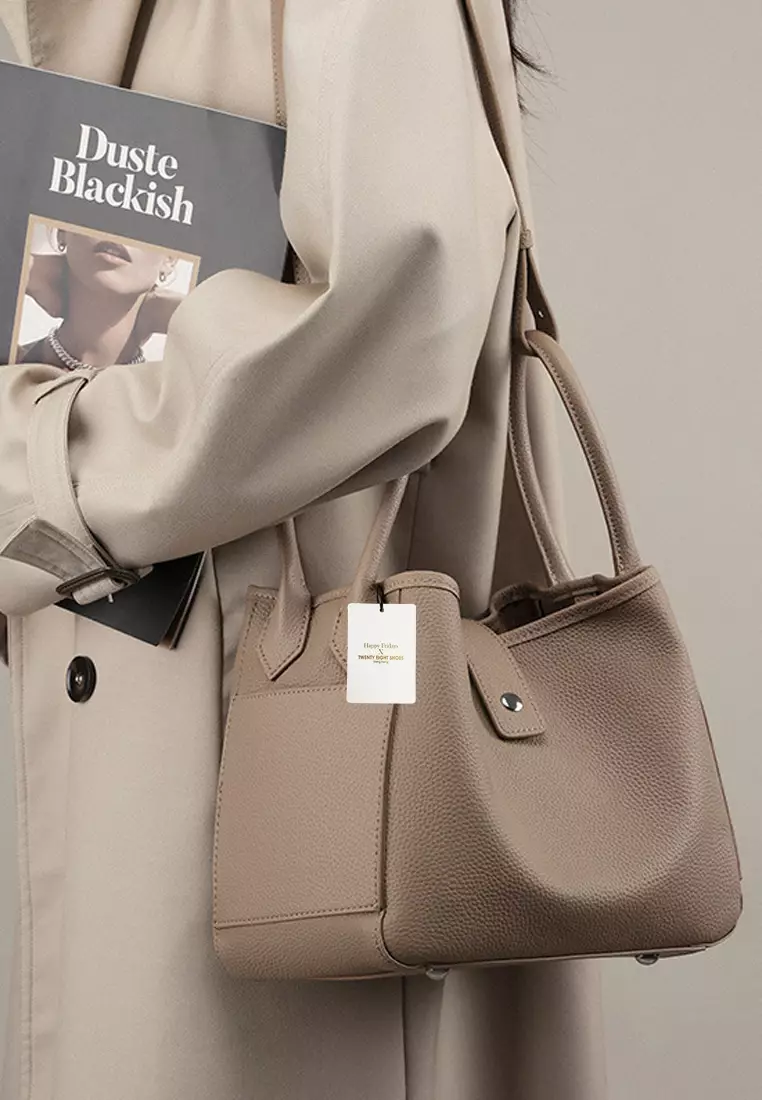 Office Leather Bucket Bag QSL2271