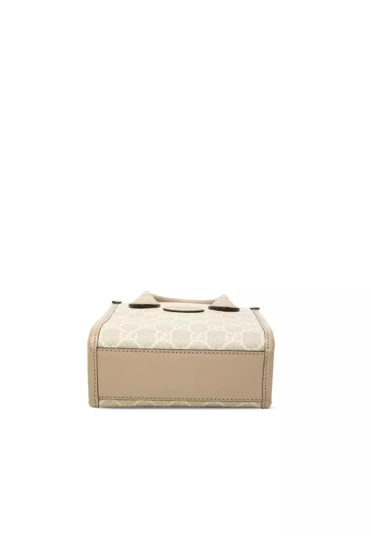 Pre-Loved Gucci Mini Gg Supreme Interlocking G Satchel