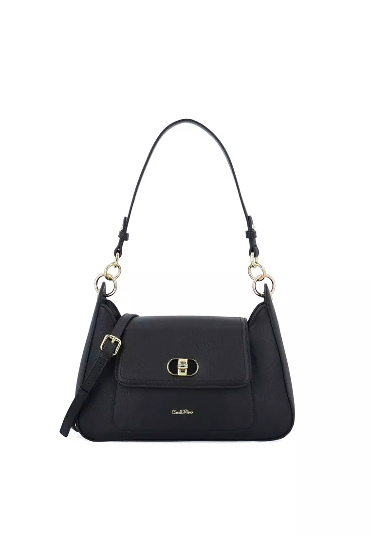 CR Duo Charm Tote Bag and Wallet - Black