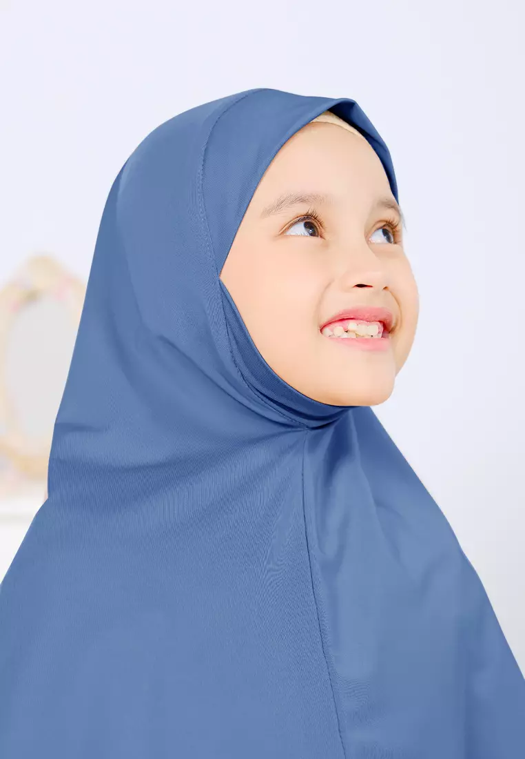 Cotton Bee - Jennaira Bergo Dagu | Hijab Instan Anak Non Pad - L