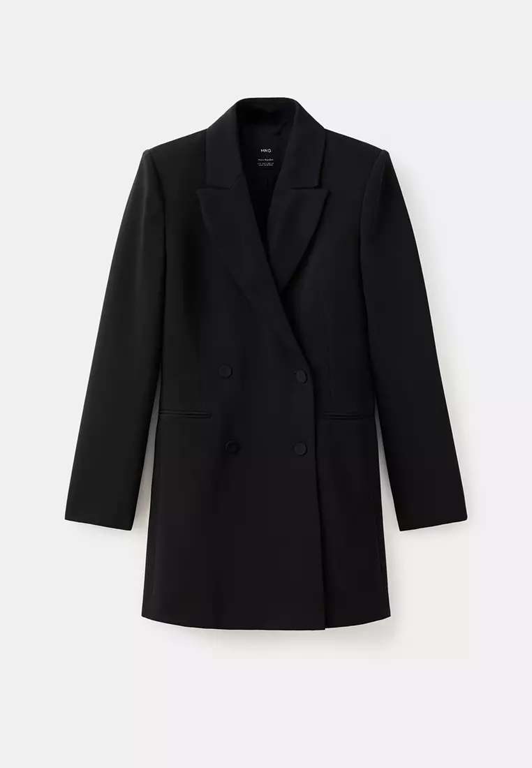 Double-Breasted Blazer-Style Dress