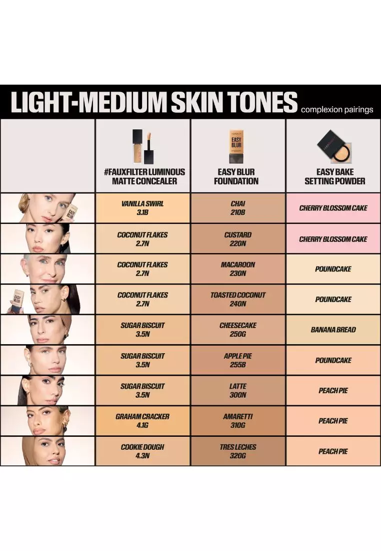 Huda Beauty Easy Blur Foundation Cheesecake 250G