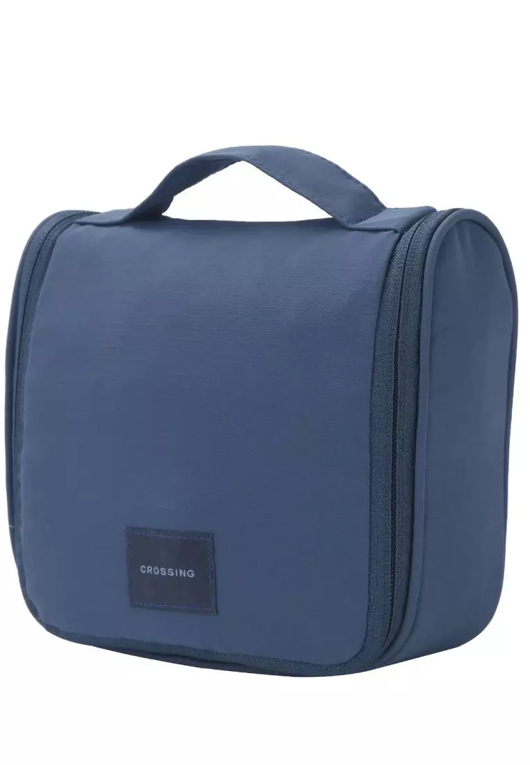 Crossing Waterproof Ripstop Nylon Hanging Toiletry Kit - Smoke Blue