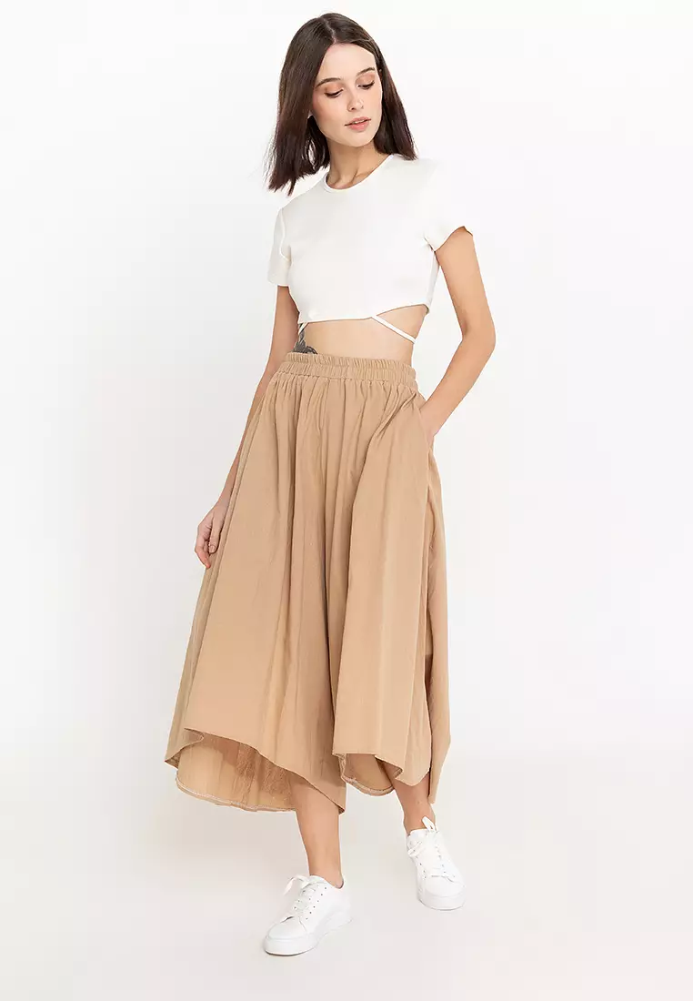 Loisa Wide Legged Gaucho Pants