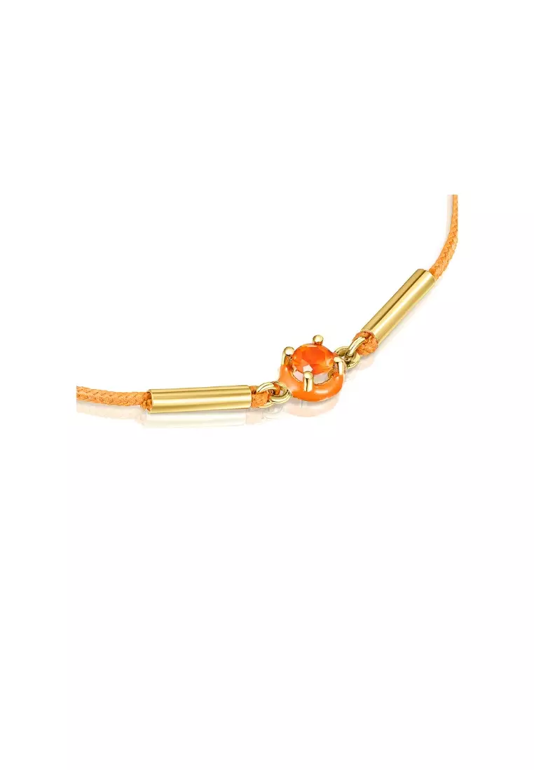 Buy TOUS TOUS Vibrant Colors Cord Bracelet with Carnelian and Enamel in  Orange 2024 Online | ZALORA Singapore