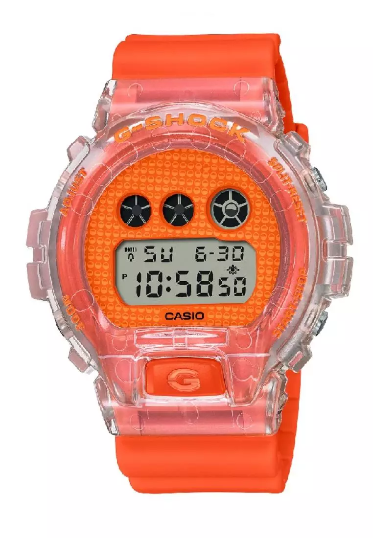 Buy Casio Casio G Shock Digital Orange Resin Strap Unisex Watch DW
