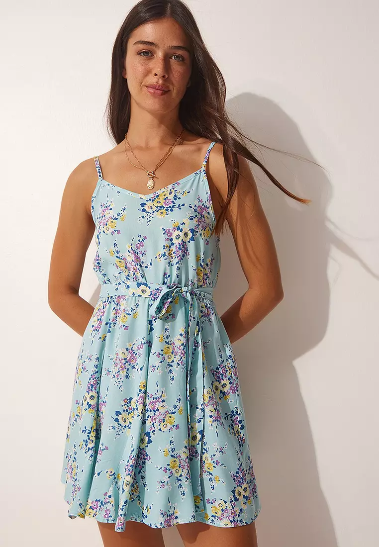 Patterned Viscose Dress