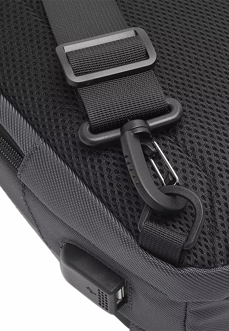 Men's Waist Bag / Belt Bag / Chest Bag (Tas Pinggang / Tas Dada Pria) - Abu-abu