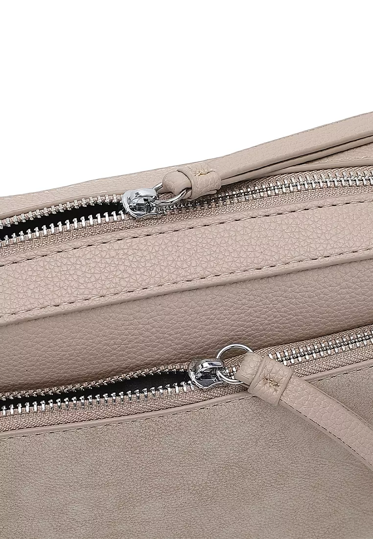 Women's Sling Bag / Crossbody Bag / Shoulder Bag - Beige