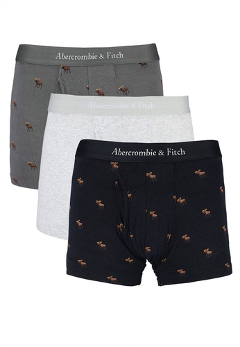 Abercrombie & Fitch navy Multipack Boxers D6535US4A3C17BGS_1
