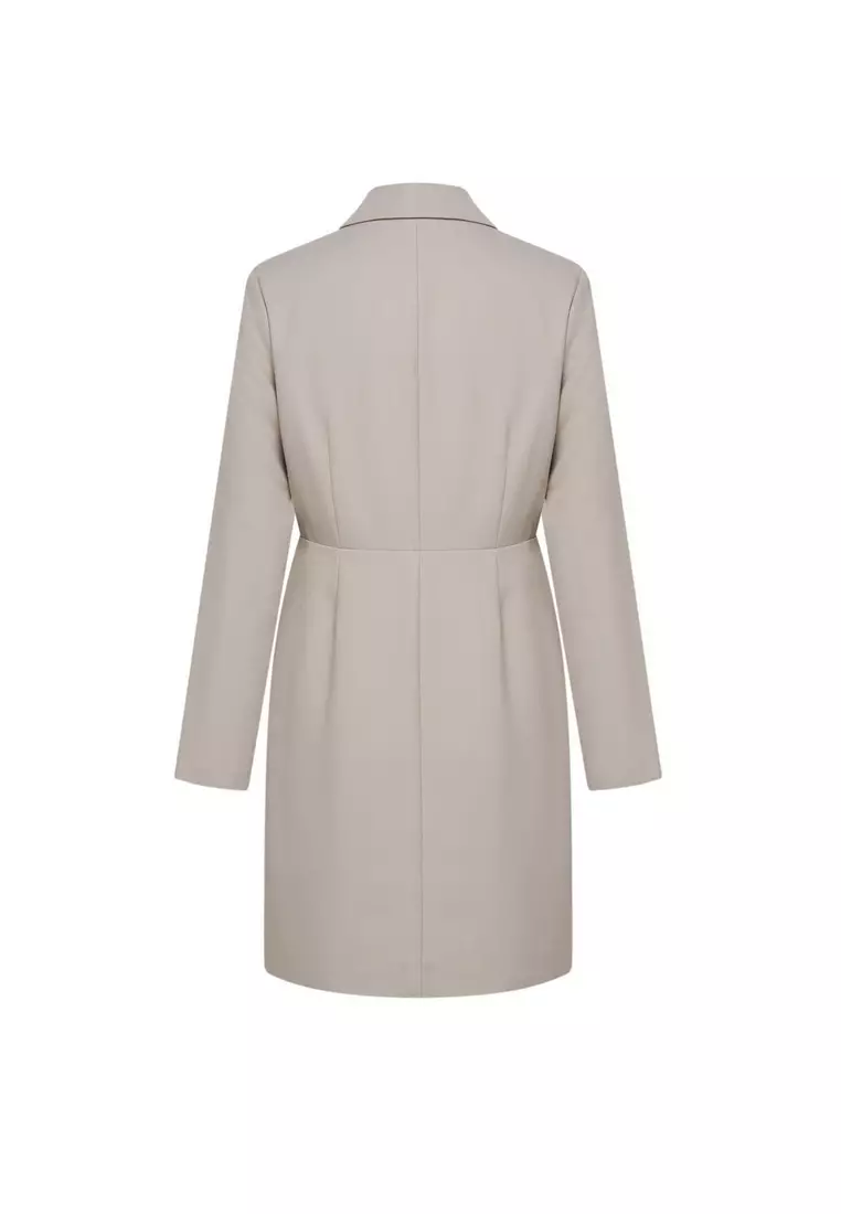 長袖西裝款連身裙