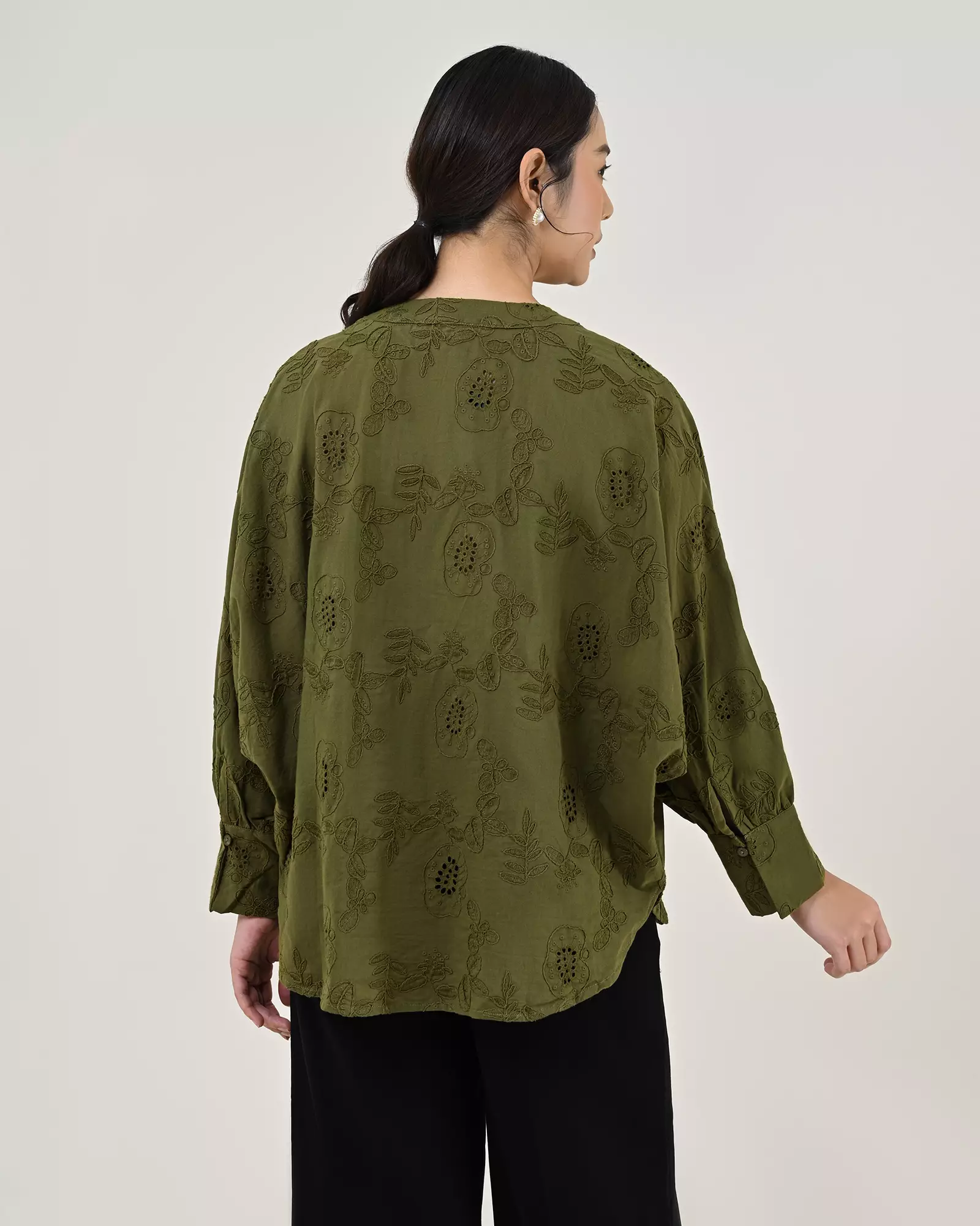 Geulis.id BETHANY BLOUSE - Olive