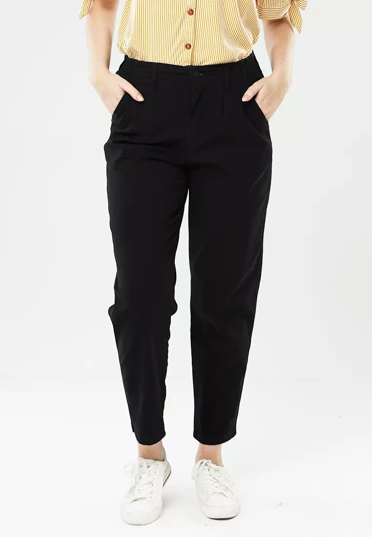 High-Waisted All-Seasons StretchTech Water-Repellent Jogger Pants