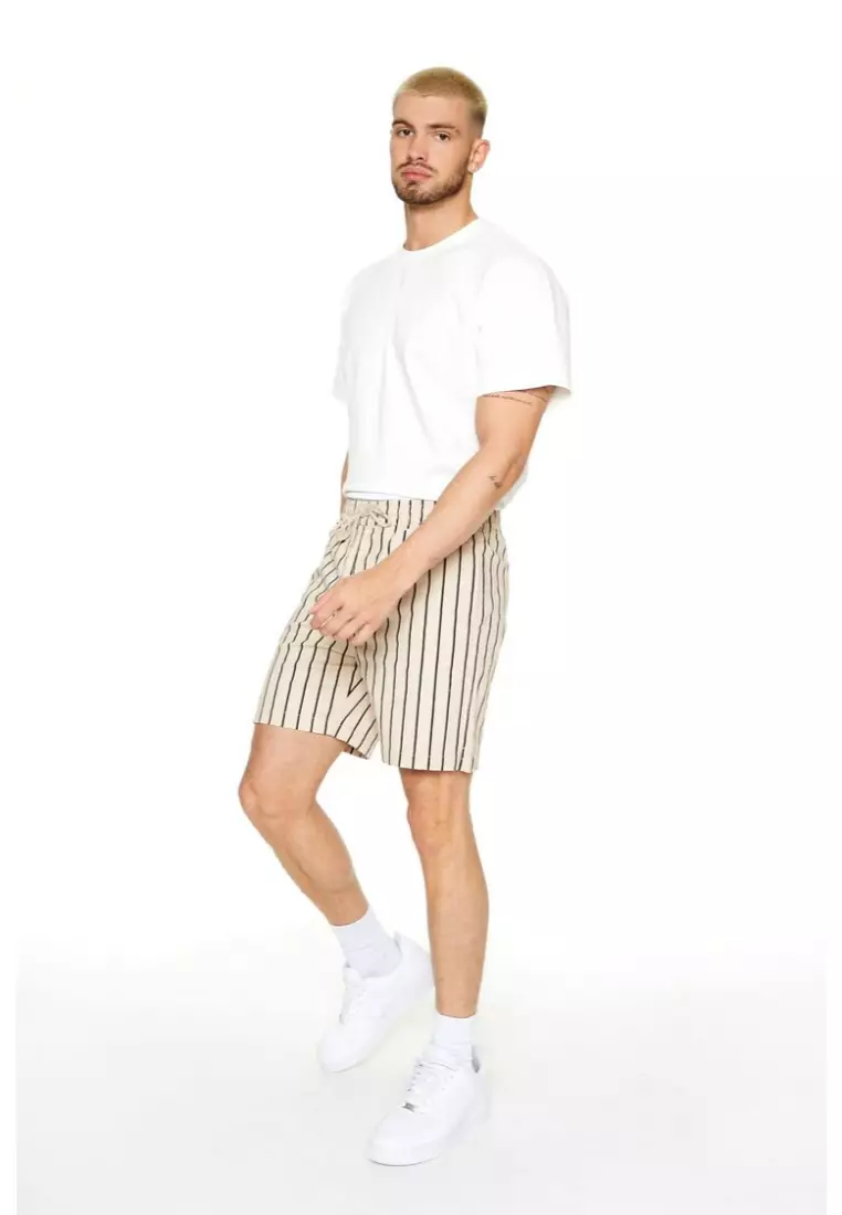 Forever 21 striped shorts top