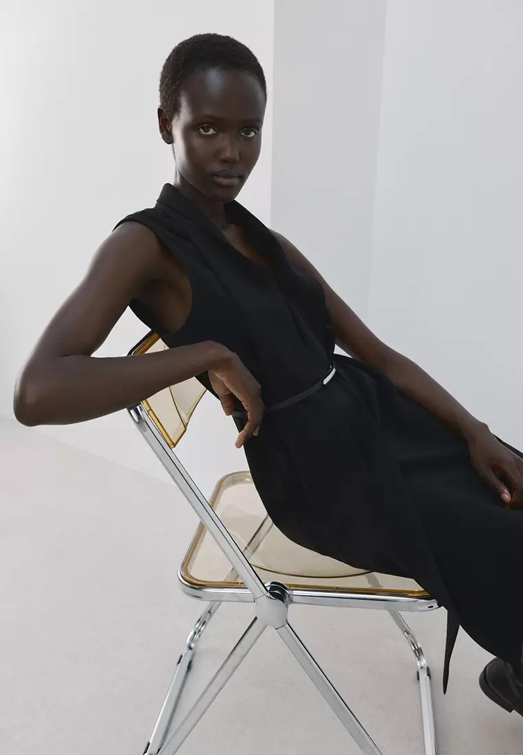Scarf Belt Dress