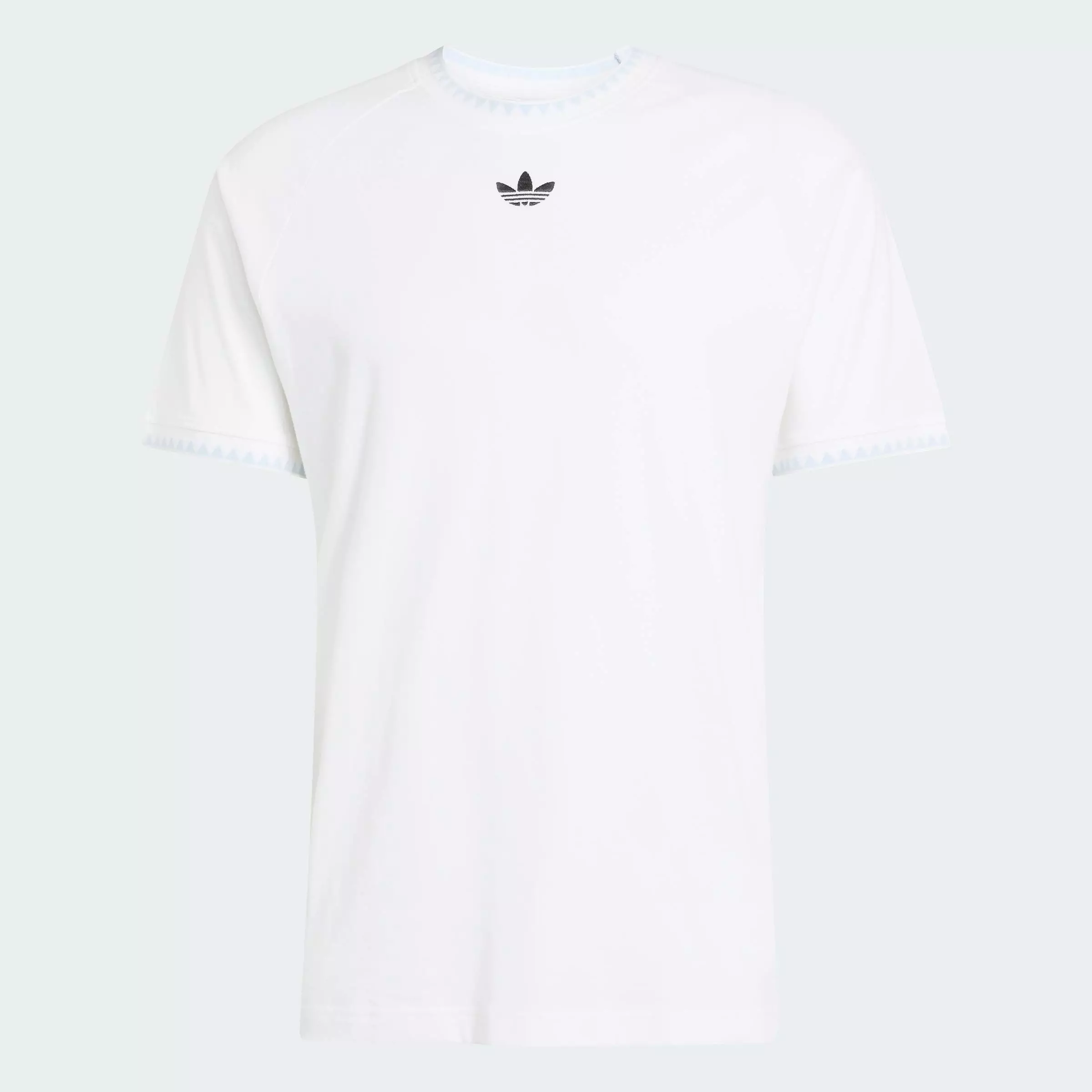 Lifestyle CHEST STRIPES ENGINEERED COLLAR TEE Men White KC6448