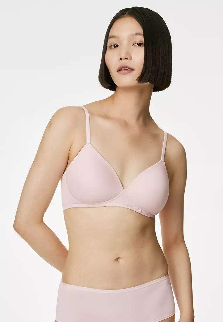 Marks & Spencer 3 PACK NON WIRED - T-shirt bra - soft pink/pink