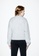 SISLEY grey Oversized fit V-neck sweater 0C47AAA3663EA5GS_5