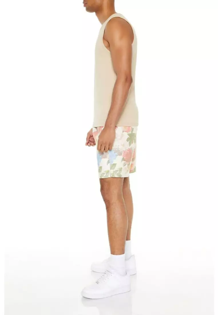 Forever 21 shorts floral outlet