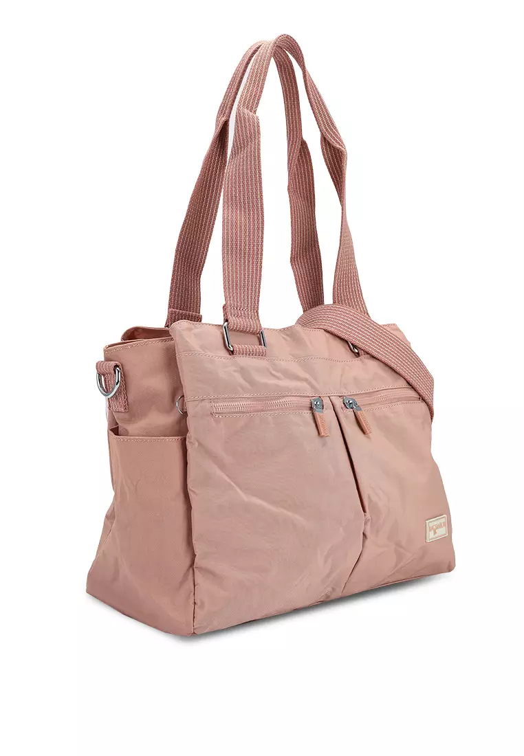 Jual Bagstation Crinkle Nylon Convertible Tote Bag Original 2024