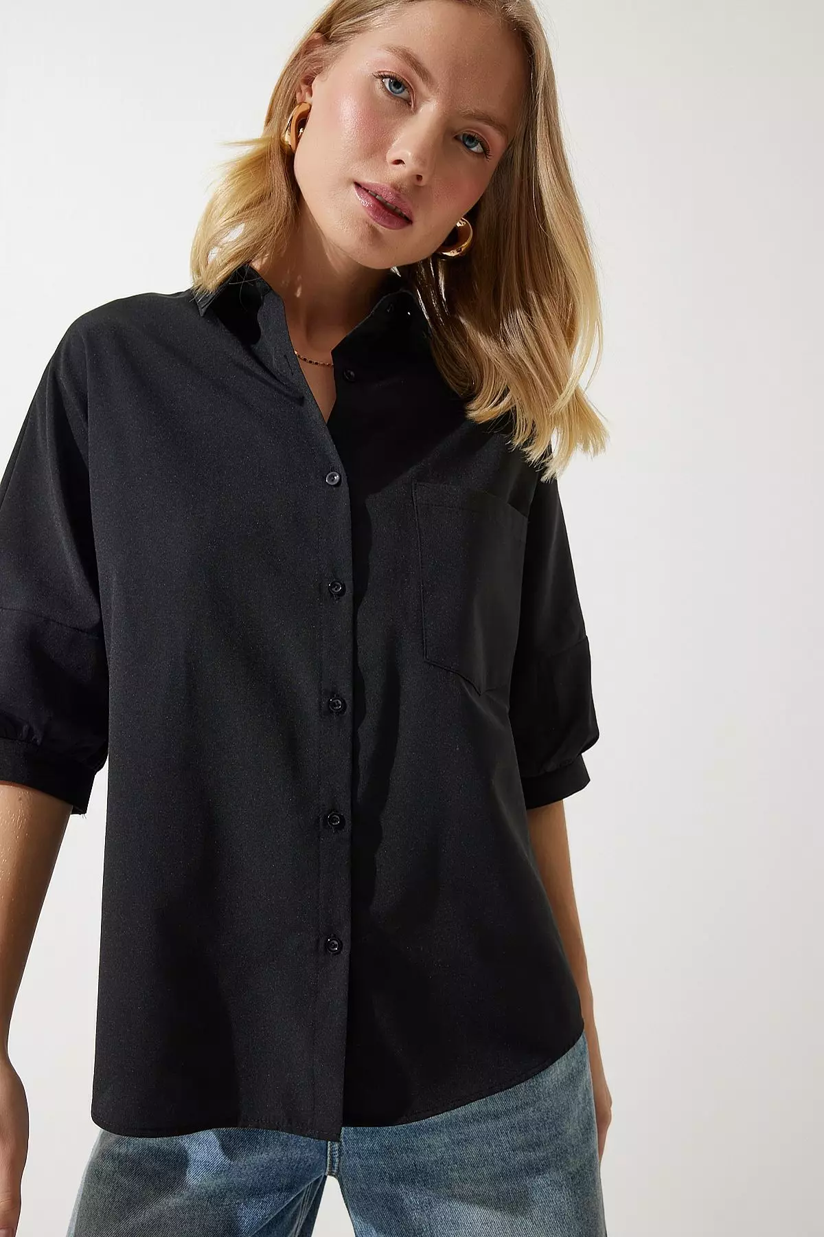 Pleated Back Shirt