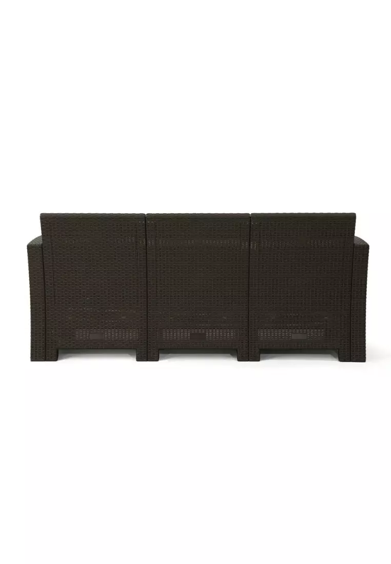 Buy FURNY MATTER Jacob Outdoor 4 Piece Faux Wicker Chat Set Online