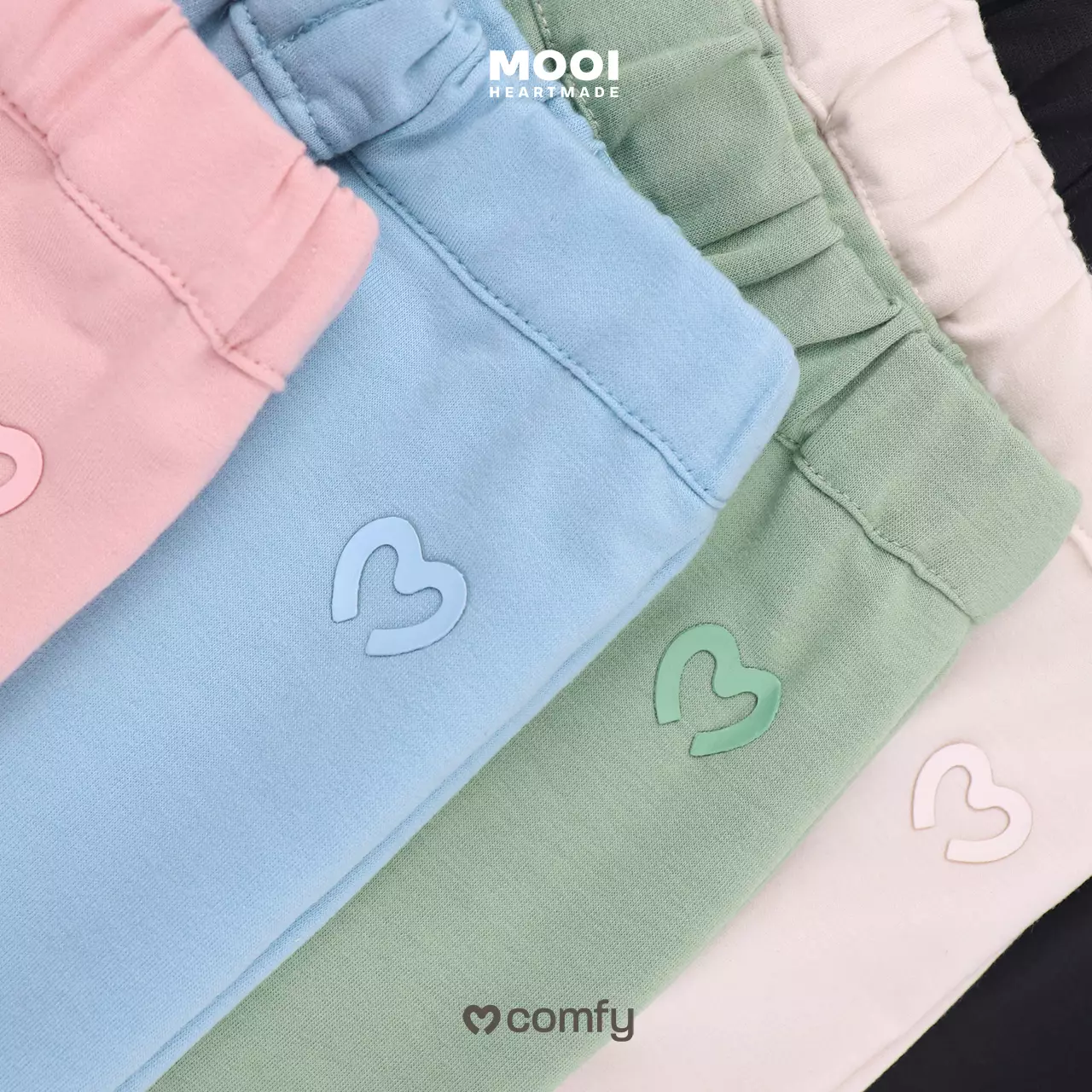 Mooi Celana Panjang Anak Perempuan Comfy Flared Pants - Pink Blossom