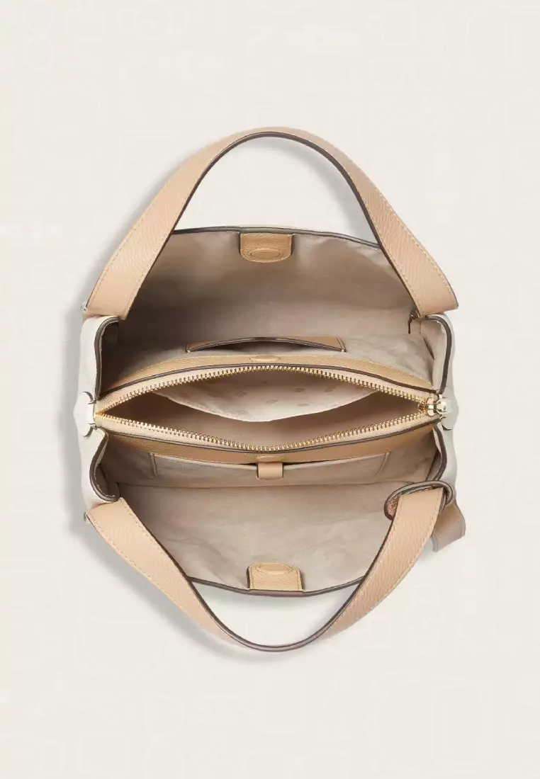 Kate Spade Knott Colorblocked Medium Crossbody Tote Warm Stone Multi