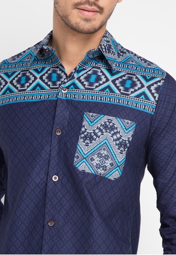 Jual Rianty Batik Kemeja  Slimfit Evan Original ZALORA 