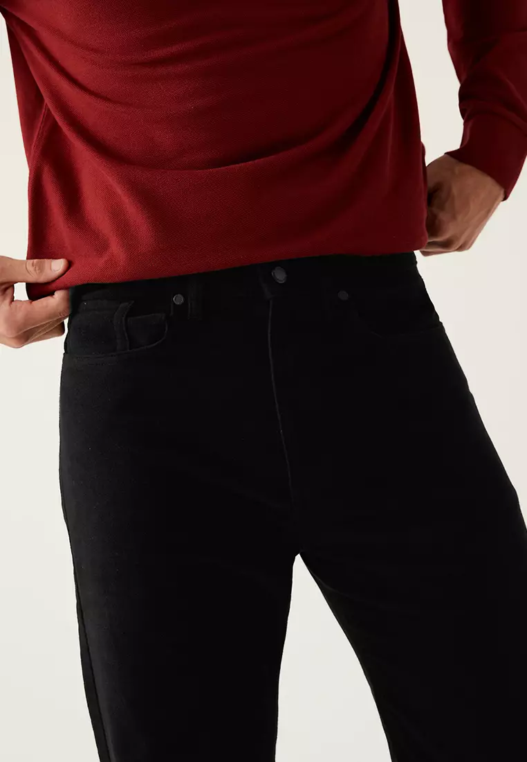 Regular Fit Moleskin Trousers