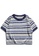 Twenty Eight Shoes blue Short Contrast Stripe T-shirt HH-N0027 17E28AA588E70EGS_2