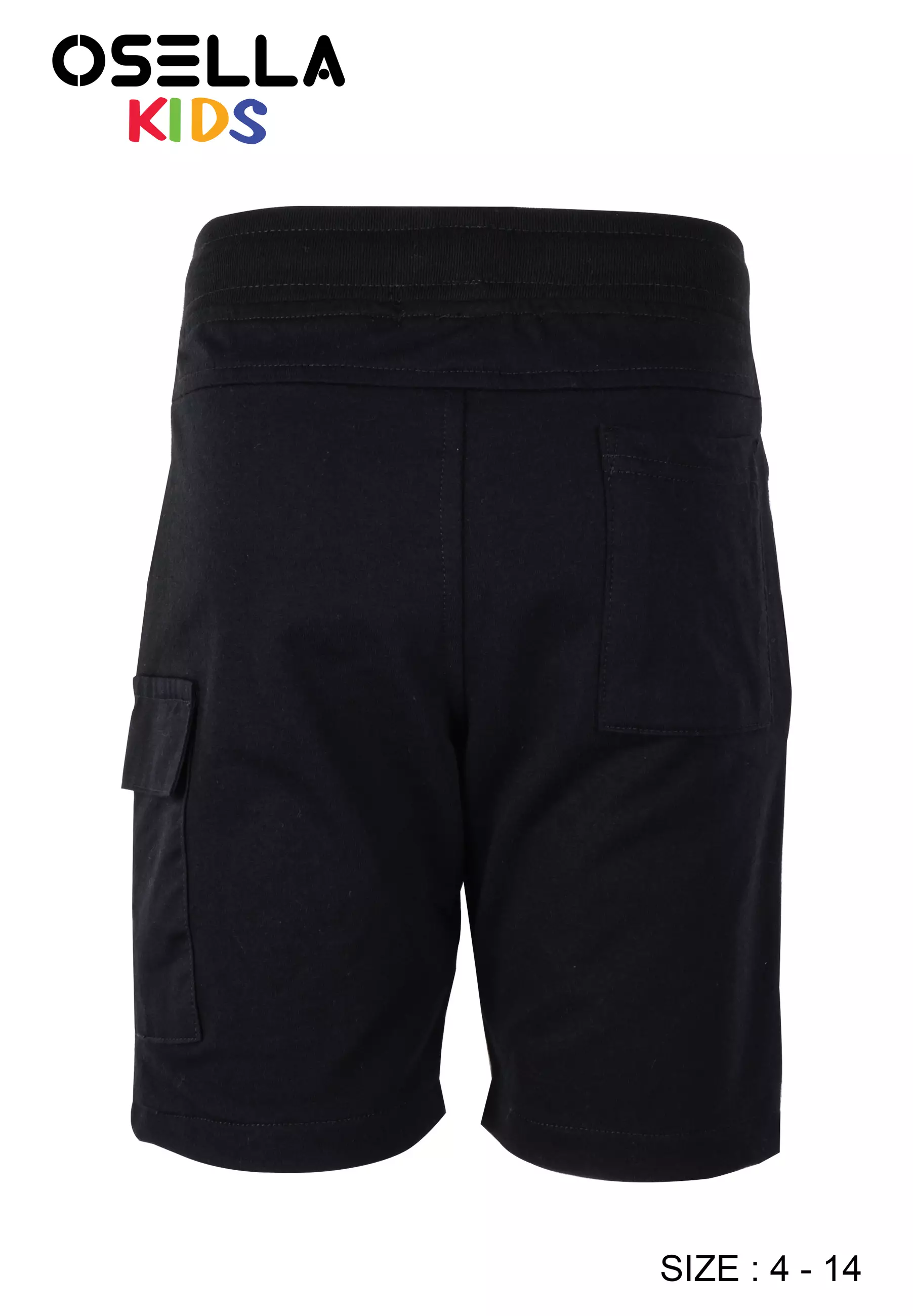 [NEW] Osella Gemini Comfort Short Cargo Pants With Combination Fabric 22864005 |  Celana Pendek Anak Laki-Laki