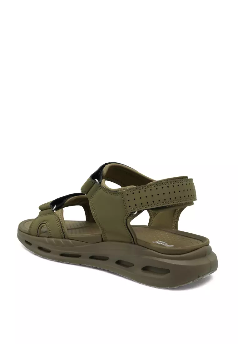 Men Slip On Faux Leather Classic Casual Sandals - 260141282