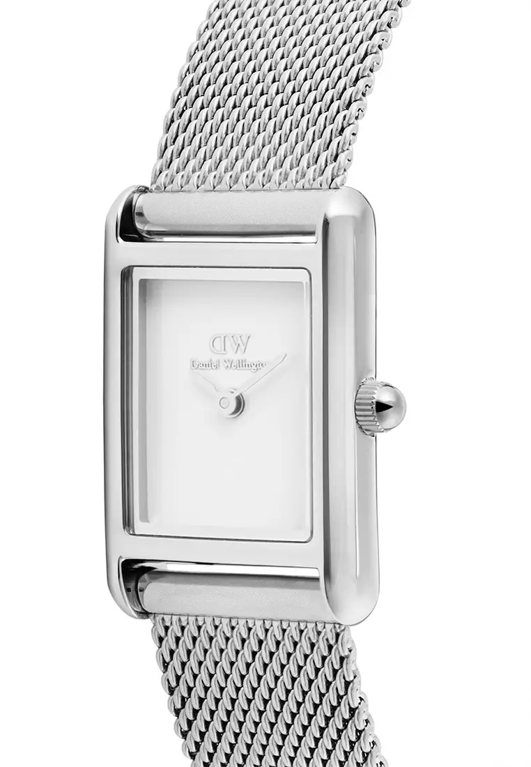 Bound Mini Sterling White Silver - Women Watch stainless steel watch DW Official Authentic Original jam tanggan perempuan DW jam tangan