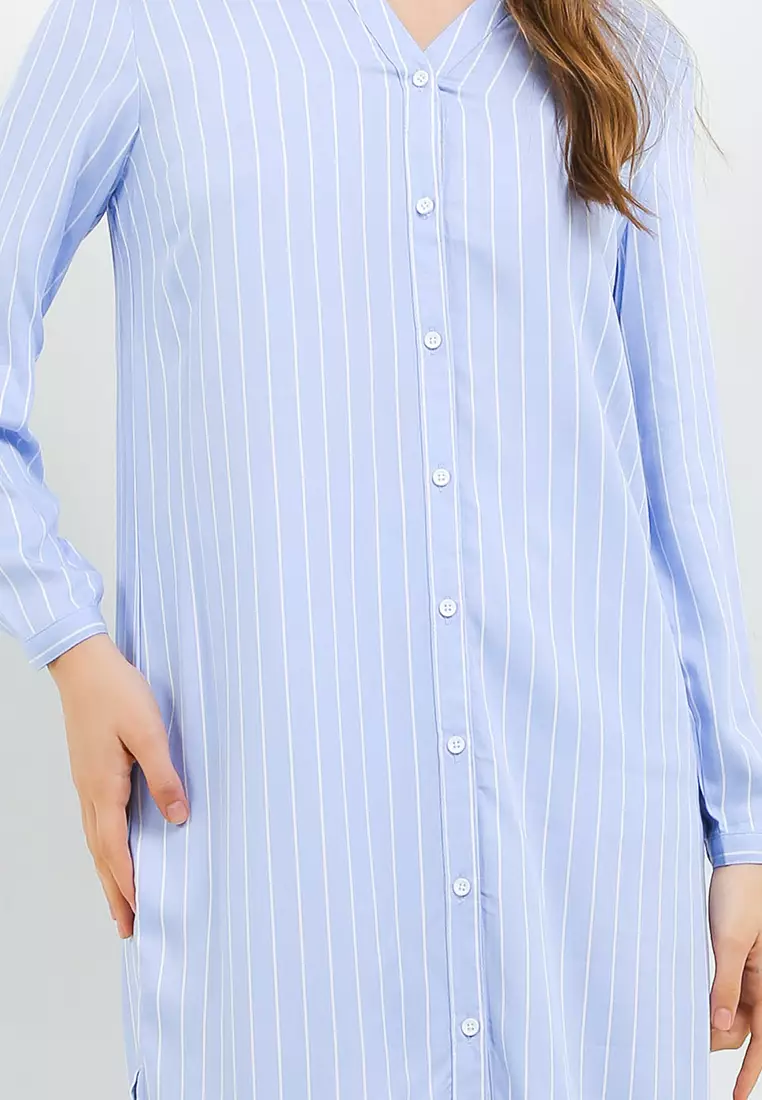 Dress Savy Blue White