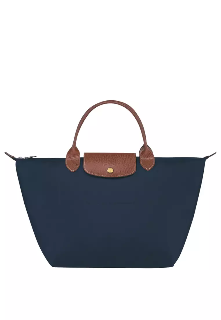 Le Pliage Original Medium Top Handle Bag Navy