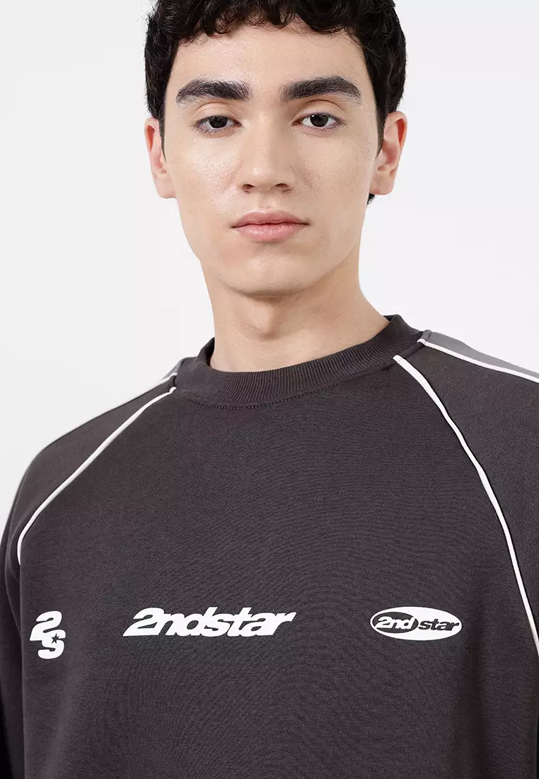 Box Fit Graphic Crew Sweatshirt